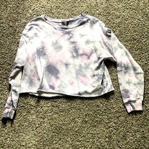 Target the dye Crop sweatshirt